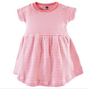 Hudson Baby NWOT Pink and White Striped Cotton Dress size 5T